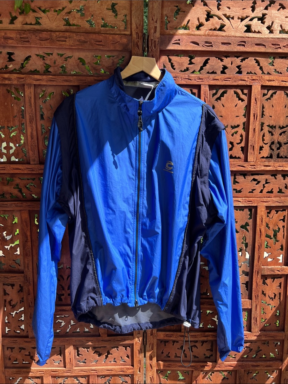 Cannondale Men's Blue 2 in 1, Cycling Lightweight Windbreaker Jacket/Vest
